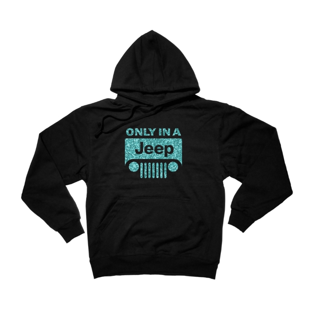 New Mens Only in a Jeep Pullover hoodie unisex sweater